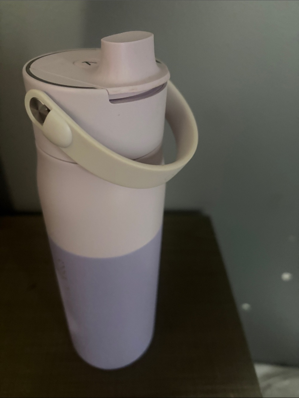 Insulated Lavender & Cream Water Bottle - Lightweight Hydration Bottle 23OZ